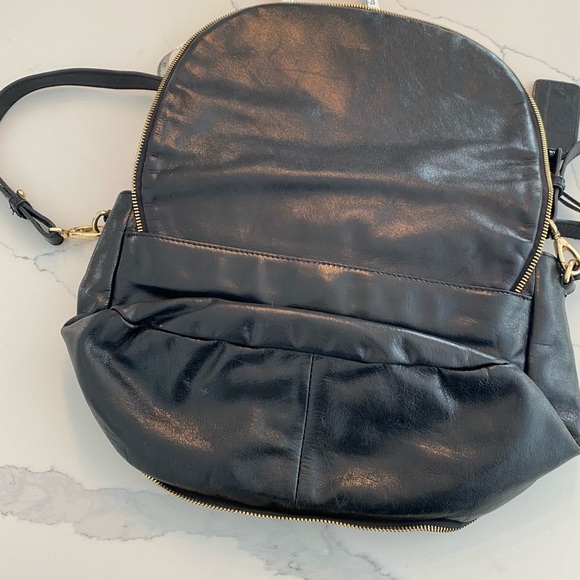 Badgley mischka cross body leather black satchel - Picture 9 of 16